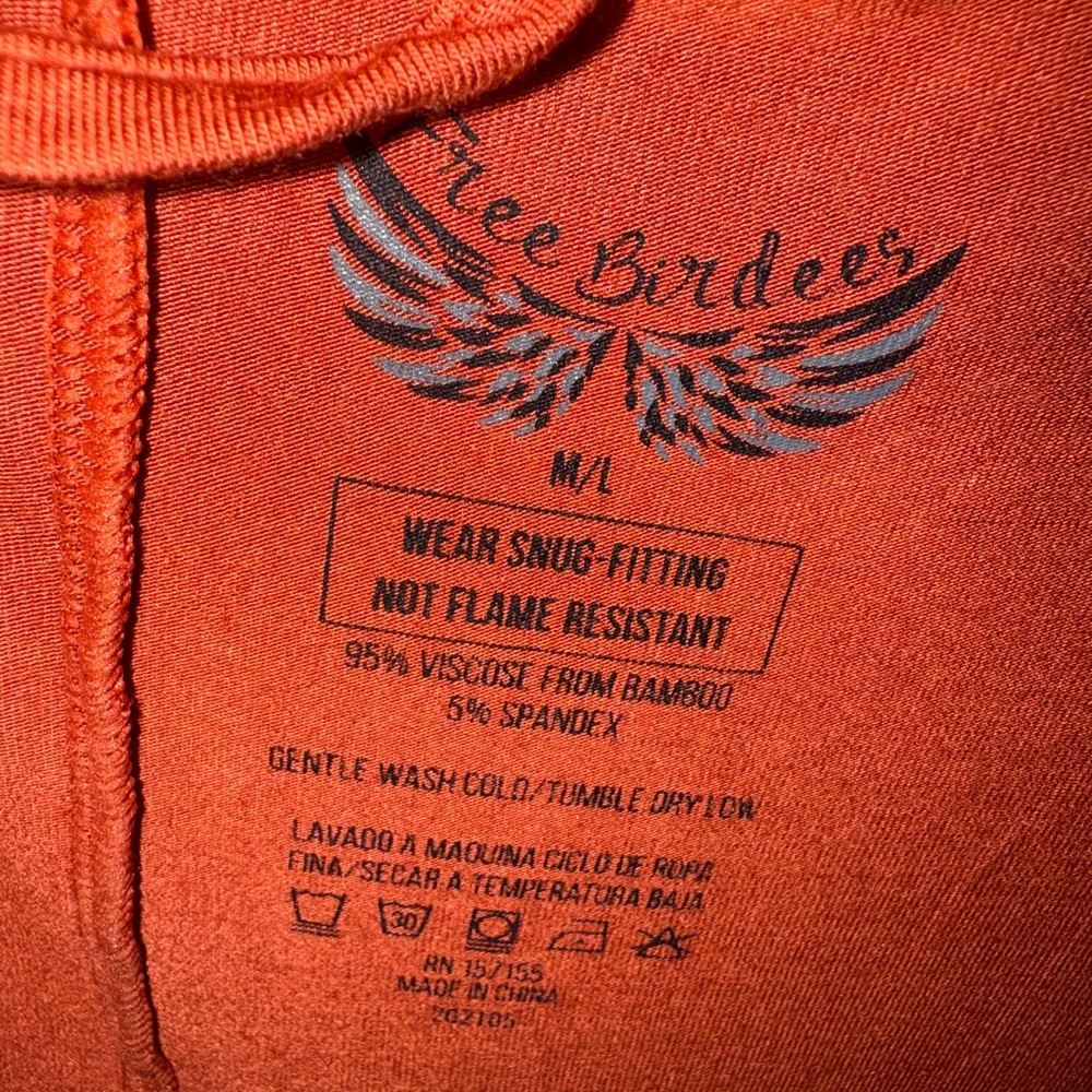 Women's Rust Bamboo Robe - Picture 3 of 3